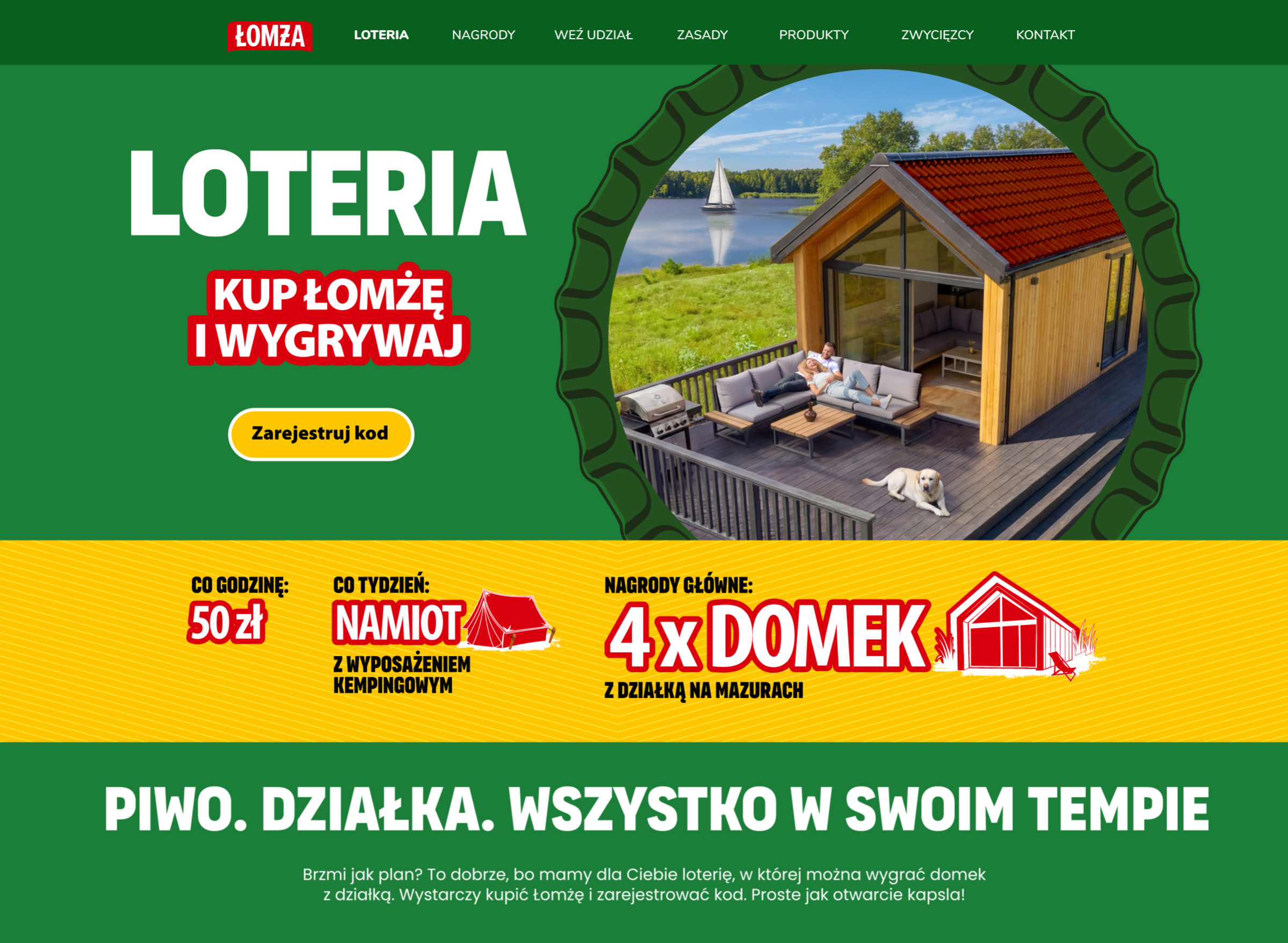 przed rozpoczęciem loterii